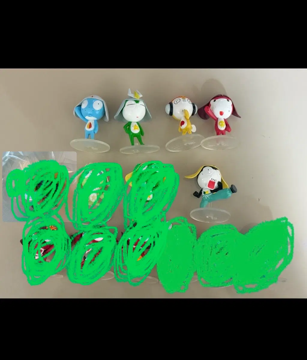 케로로 캬라셀 4탄(치비, 타루루, 기로로 등)