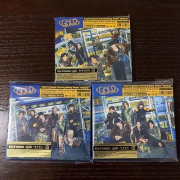 SixTONES GOLD 3가지 형태 세트