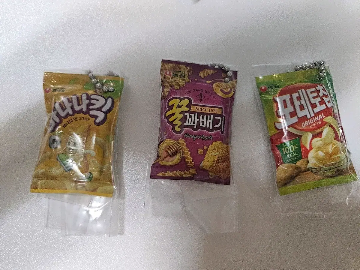 농심 과자 스낵 가챠 3개 일괄