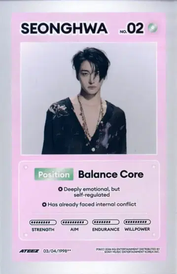 ATEEZ A VER. SEONGHWA GOLDEN HOUR : Part.5 캐릭터