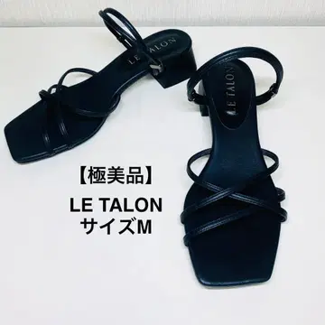TALON 스트랩 샌들 블랙 M 사이즈