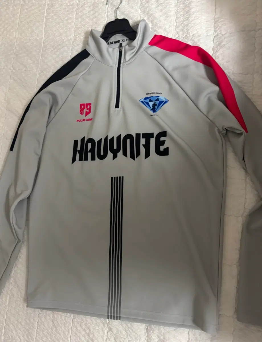 하위나이트 축구부 선수지급용 드릴탑 하프집업 상하의 세트