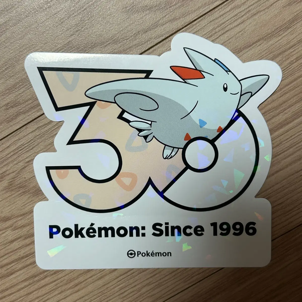 포켓몬 토게키스 30주년 로고 스티커