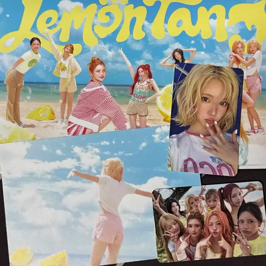 하츠투하츠 하투하 레몬탱 포토북 앨범 지우 포카 앨포 엽서 lemon tang