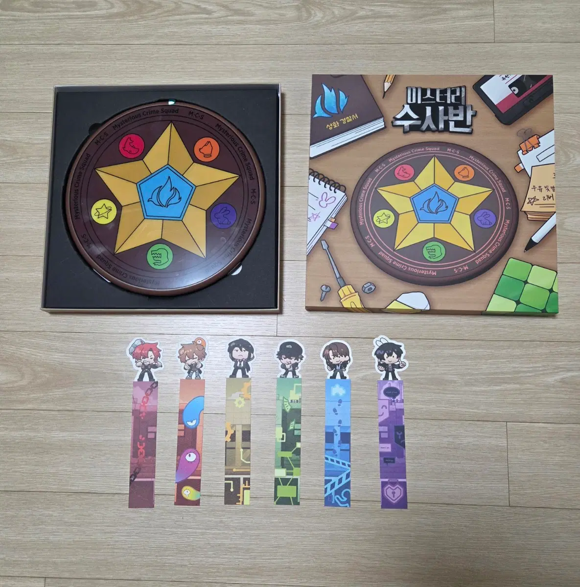 뜰팁 픽셀리 미수반 무선충전기+책갈피 일괄 판매