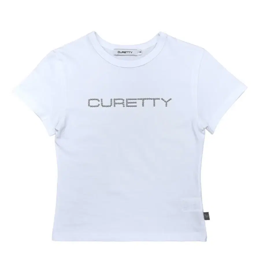 큐리티 C LOGO CONVEX T-SHIRT WHITE