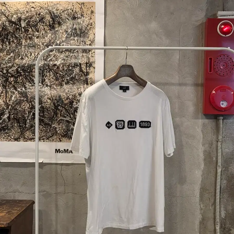 던힐 크루넥 반팔티셔츠 남성100