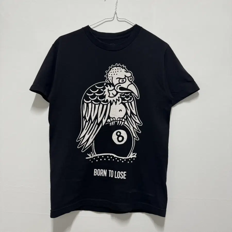 sketcht tank born to lose 대머리독수리 프린팅 반팔티