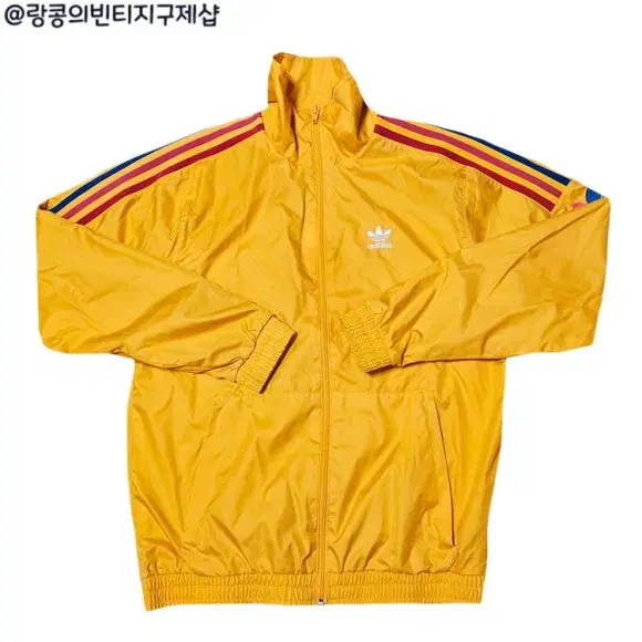 아디다스 올드스쿨 불꽃 트레포일 바람막이 자켓
