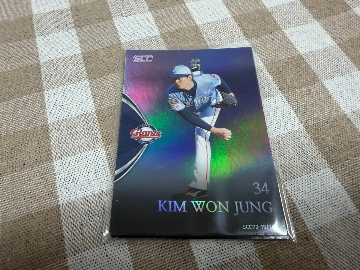 2019 SCC KBO 프리미엄 홀로 롯데자이언츠 김원중