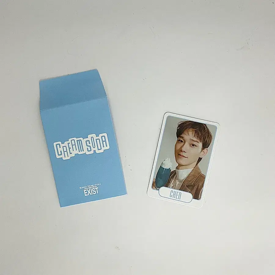 엑소 첸 이그지스트 엑소셜클럽 크림소다 포토카드 포카 B_2 EXO CHEN EXIST EXOcial Club CREAM SODA PHOTOCARD B_2