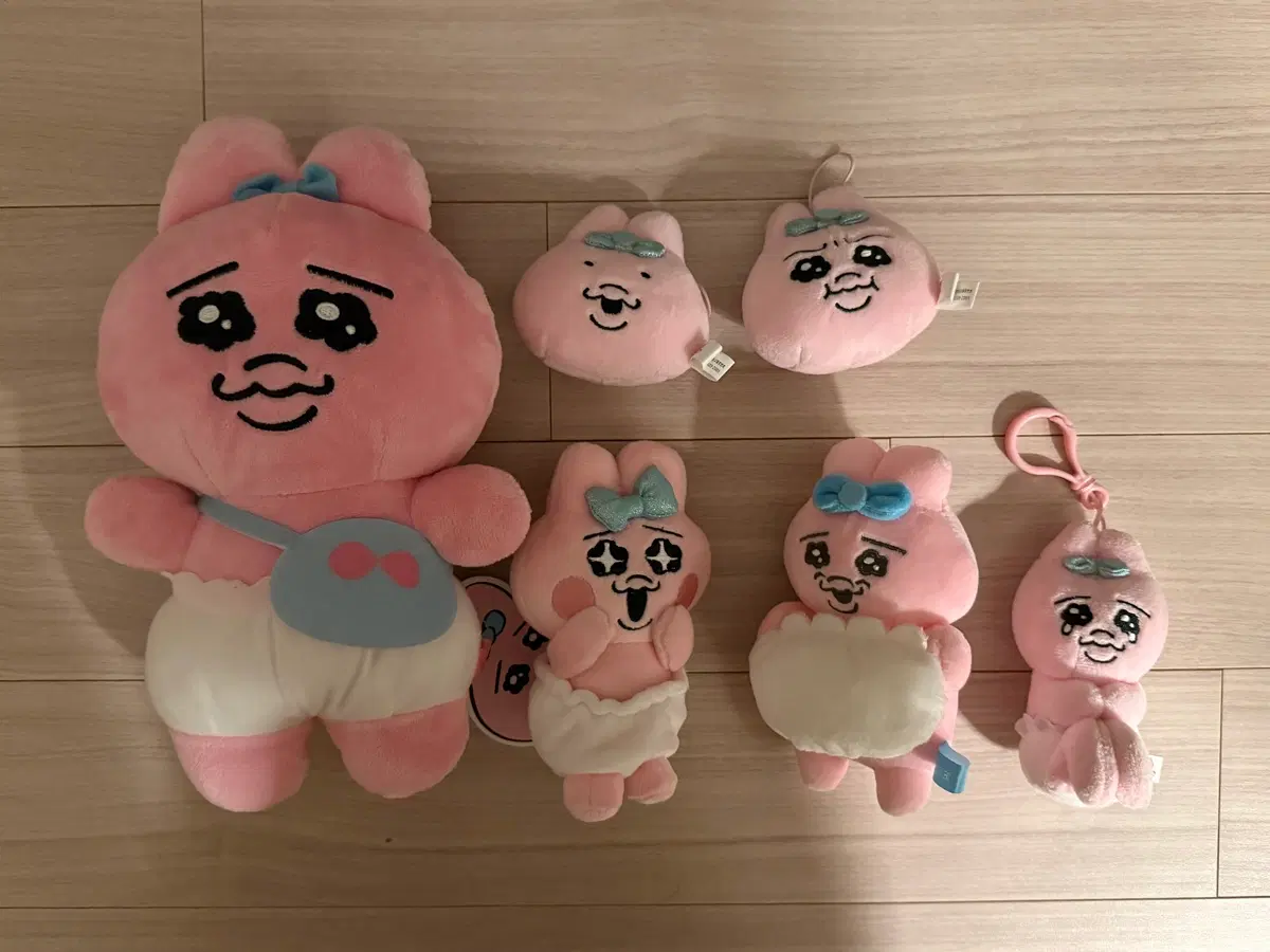 오빤쮸 누이 인형 얼굴 키링 굿즈