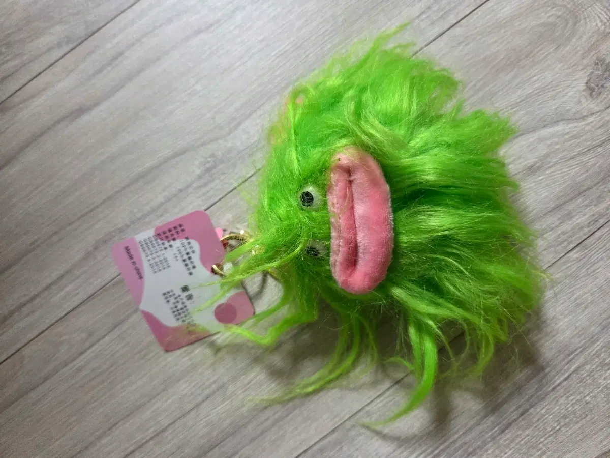 초록 인형 머리카락 꾸미기 인형