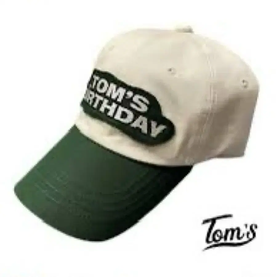 톰스벌스데이 TOM'S CAP MIX NAVY TBD 볼캡 믹스 그린