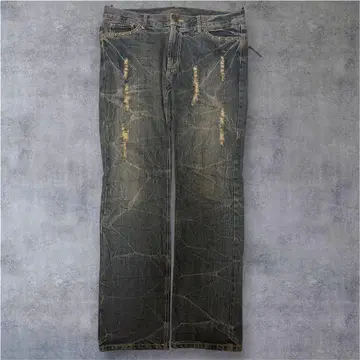 00s damaged studs denim archive y2k