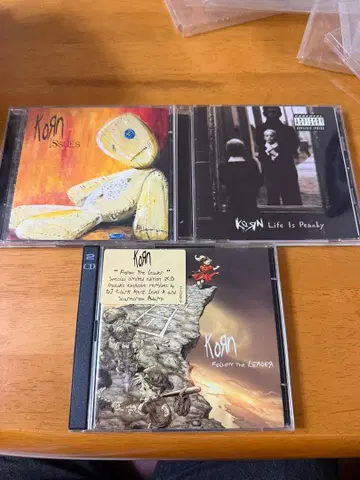 KORN 앨범 CD 3장 세트 (2608)