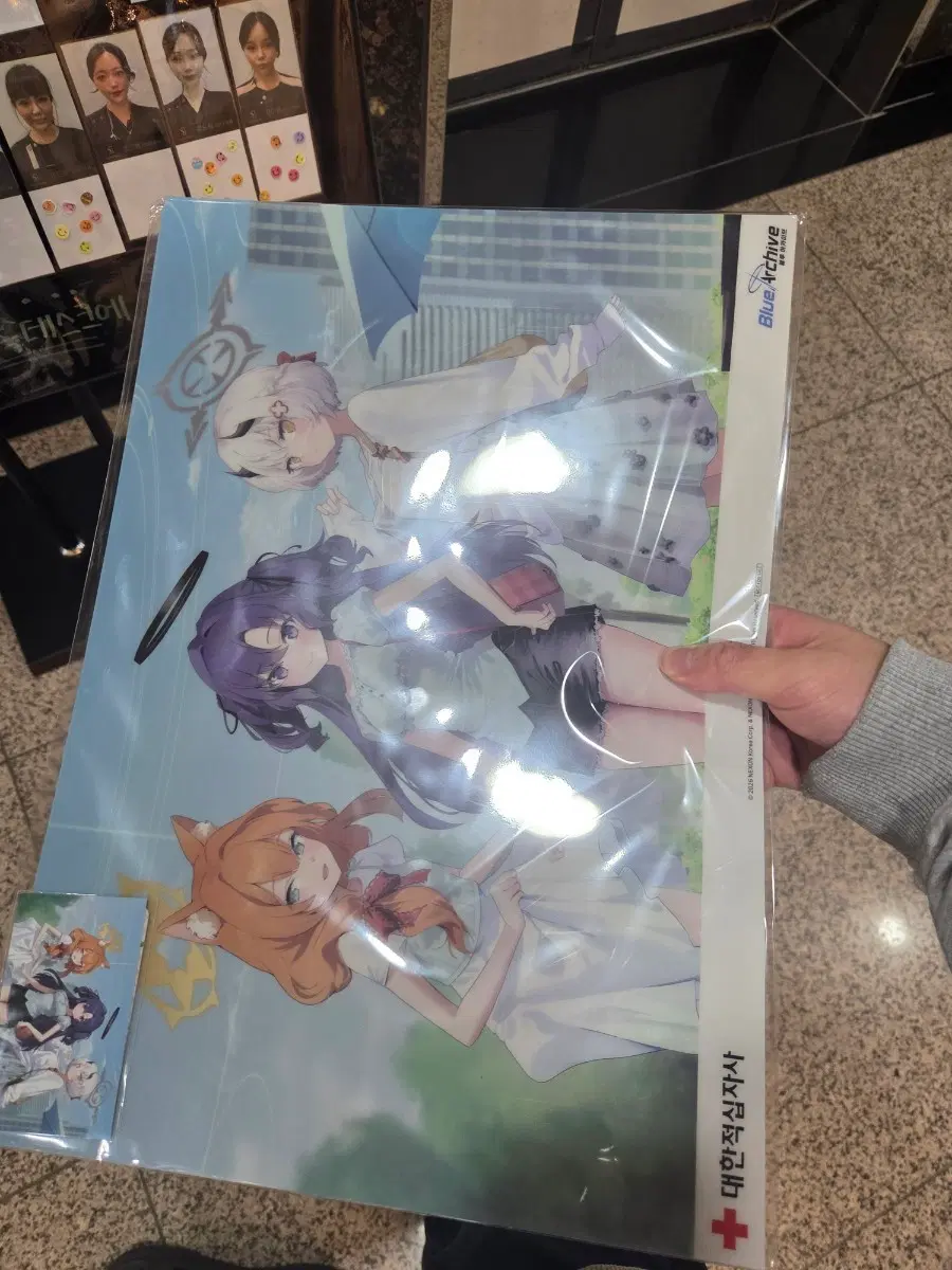 블루아카이브 일러스트 포스터 A3
