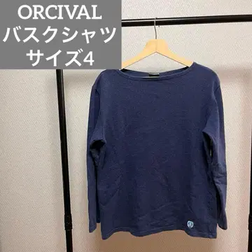ORCIVAL 바스크 셔츠 사이즈 4 네이비 오르치발