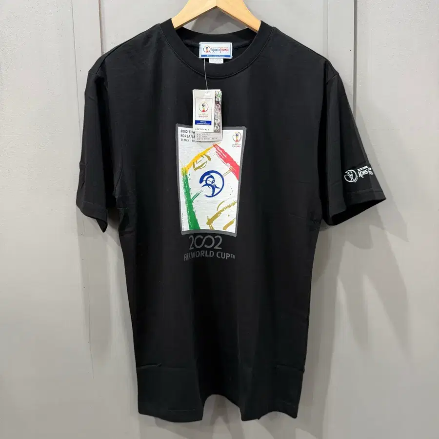 90 2002 FIFA 한일 월드컵 기념 공식 반팔 셔츠 데드스탁