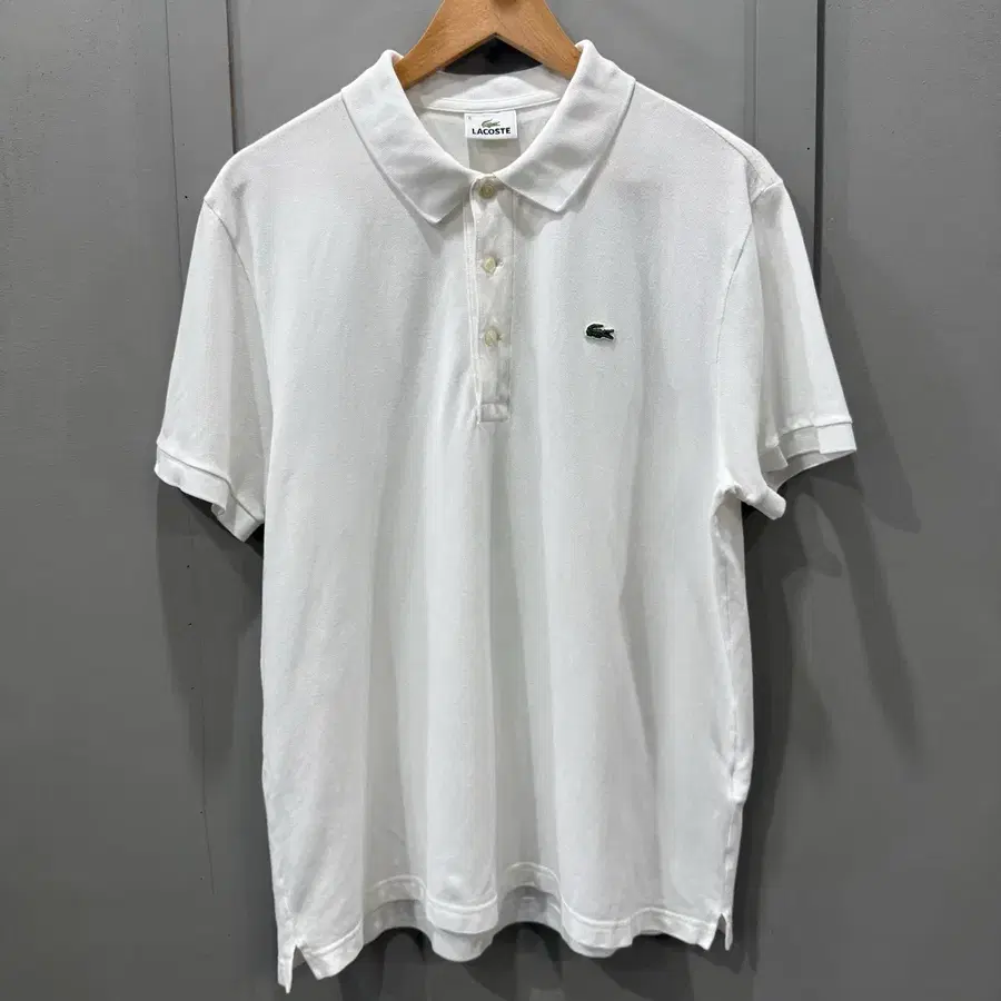 6 라코스테 LACOSTE PK 카라 티셔츠 화이트