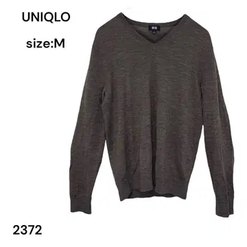 UNIQLO 유니클로 니트 상의 긴팔 M 세련된 고급