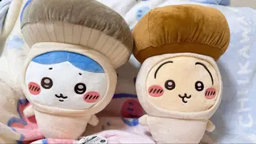 치이카와 (먼작귀) 버섯 인형옷 BIG 봉제 인형 하치와레 토끼
