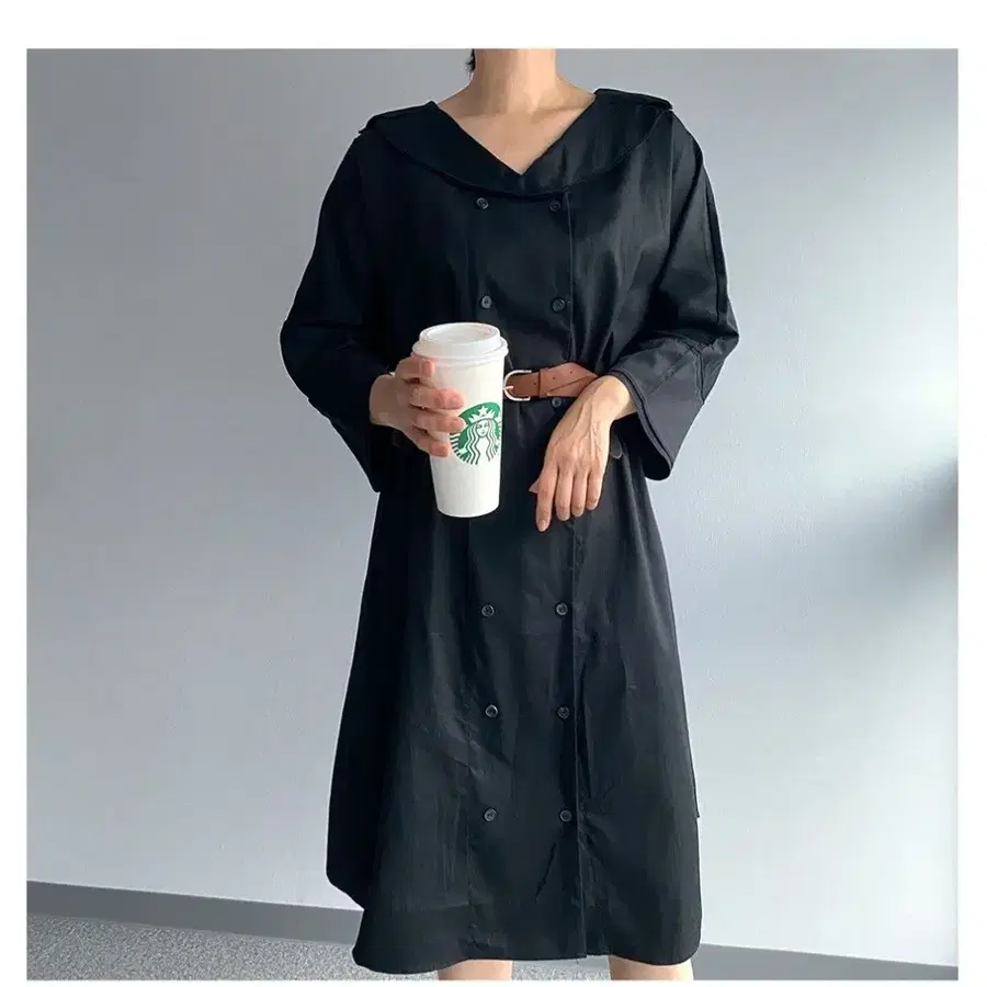 새제품 급처)H&S COMPANY 블랙 가죽 벨트