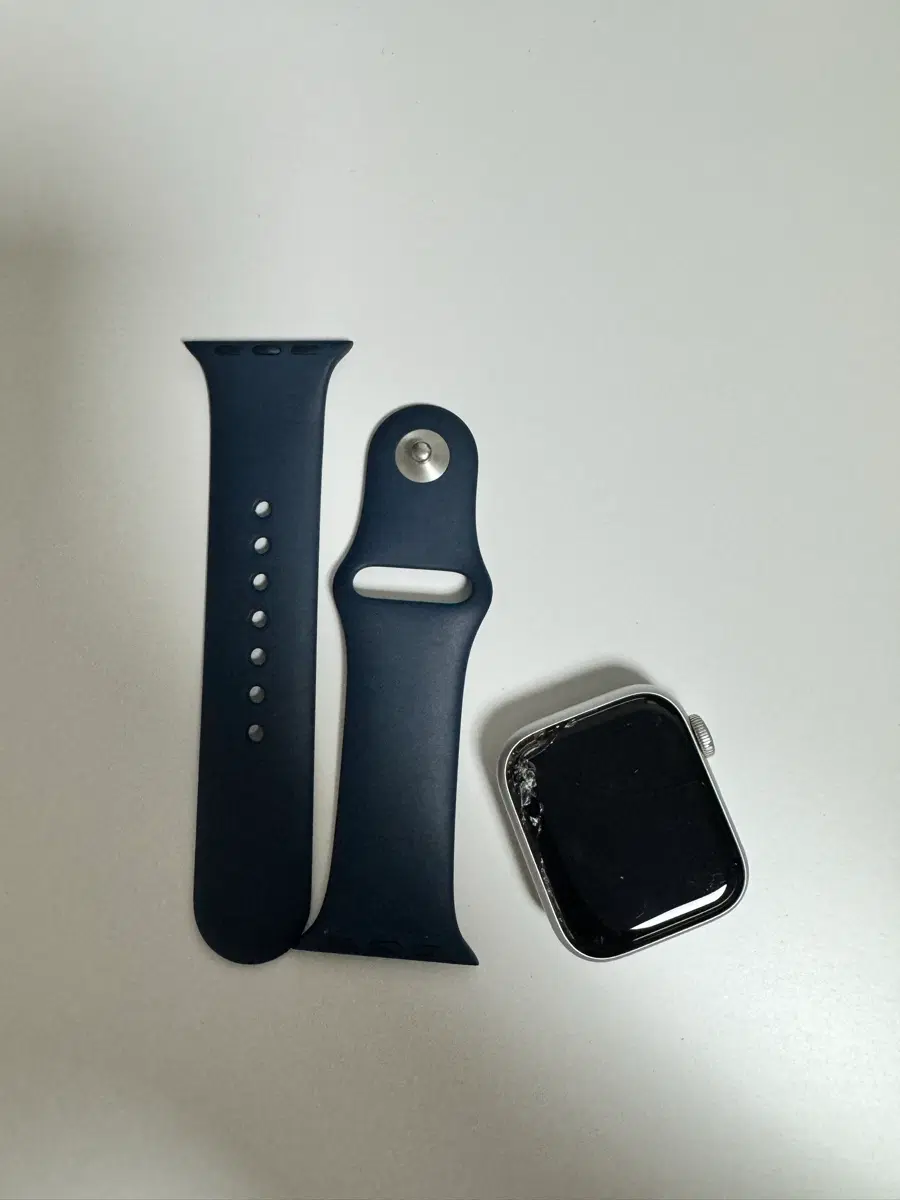 애플워치 SE 40mm GPS + 셀룰러 네이비 실버