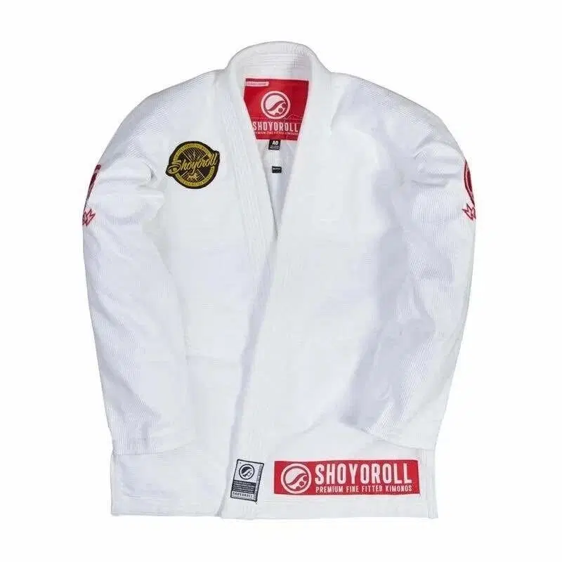 쇼요롤 Shoyoroll Premium Fine Fitted 화이트 A1 (블랙/옐로우 로고)