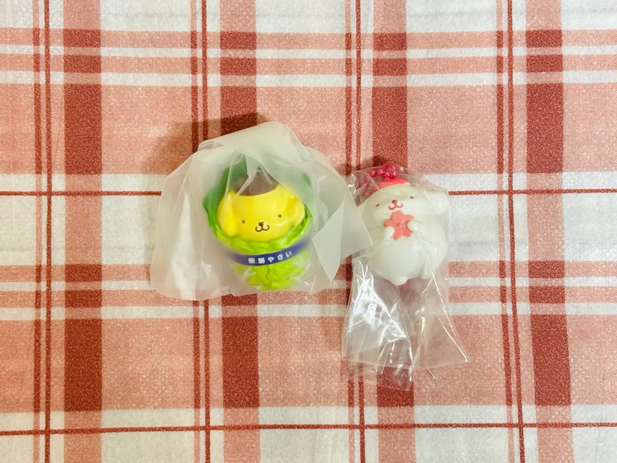 산리오 폼폼푸린 배추 가챠, 벚꽃 원톤 마스코트 가챠 일괄