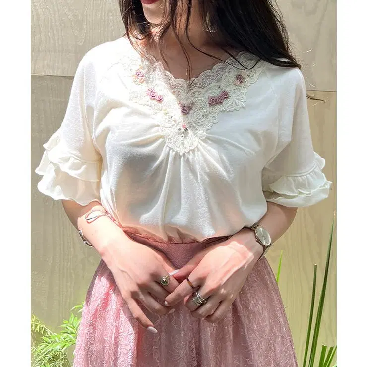 AXES FEMME 썸머 로즈가든 탑