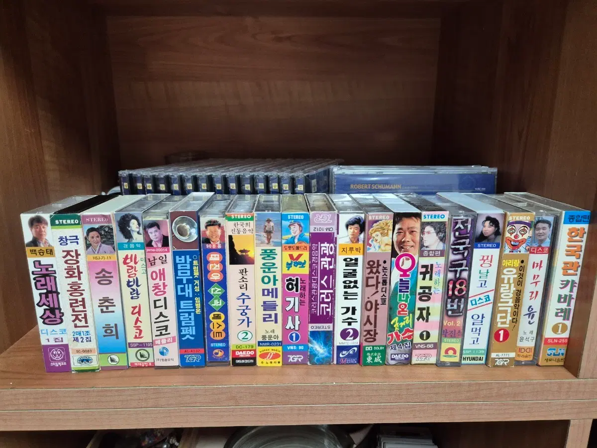 트로트 카세트 테이프 모음
