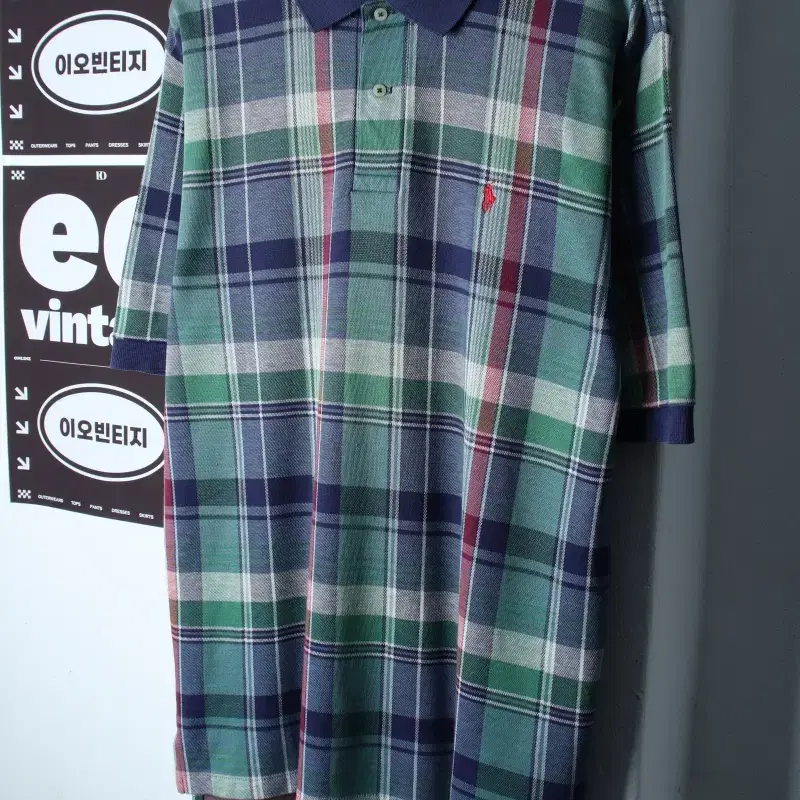 (L-2XL) 폴로 랄프로렌 반팔 카라 티셔츠 USA 체크-H36356