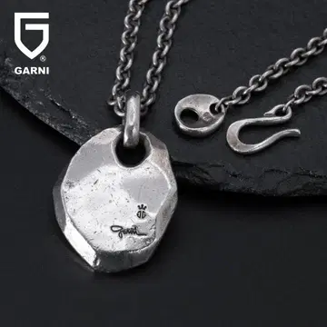 GARNI 가르니 실버 목걸이 Crockery Pendant L