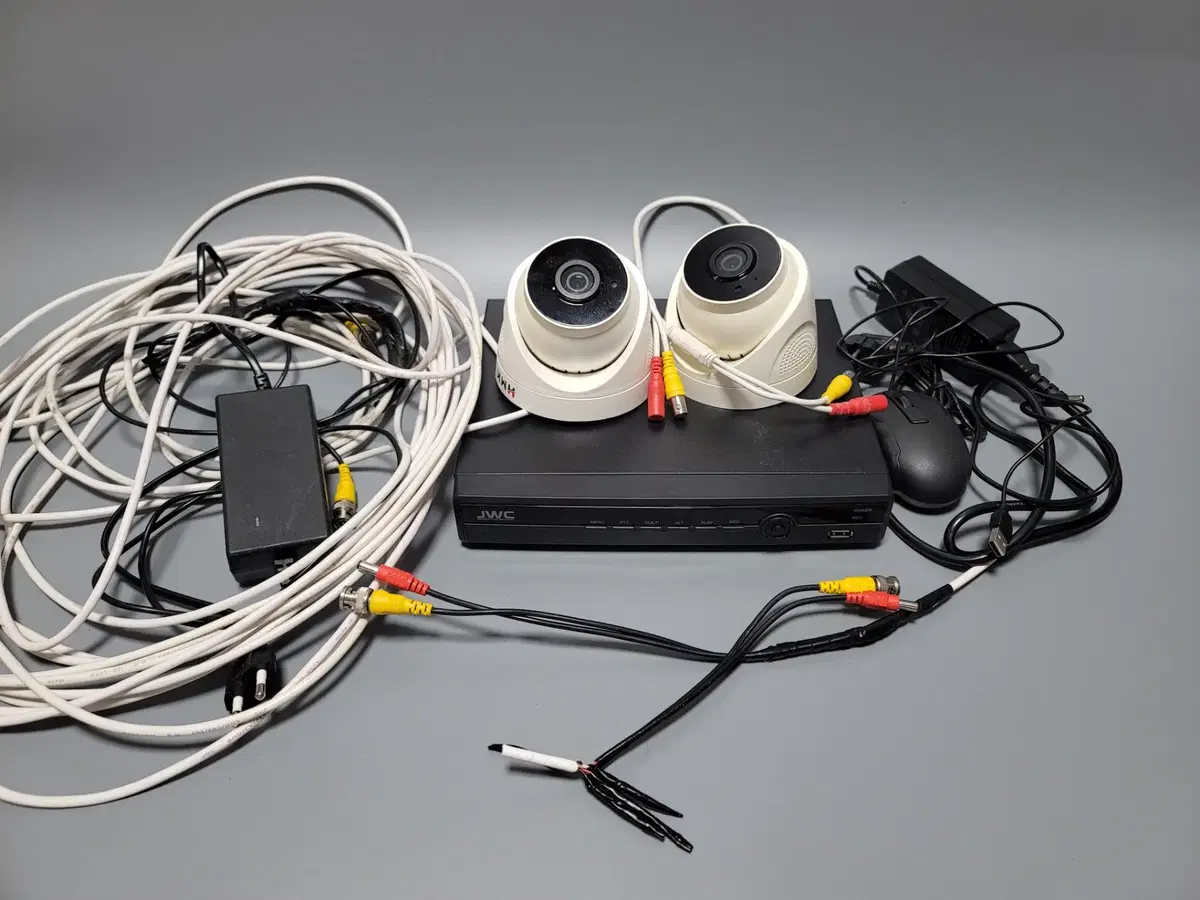 CCTV 카메라 @2+JWC DVR+케이블