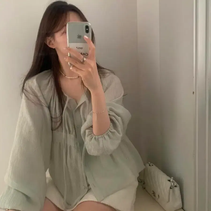 프리티영띵 쥬쥬 블라우스, 민트, 새상품