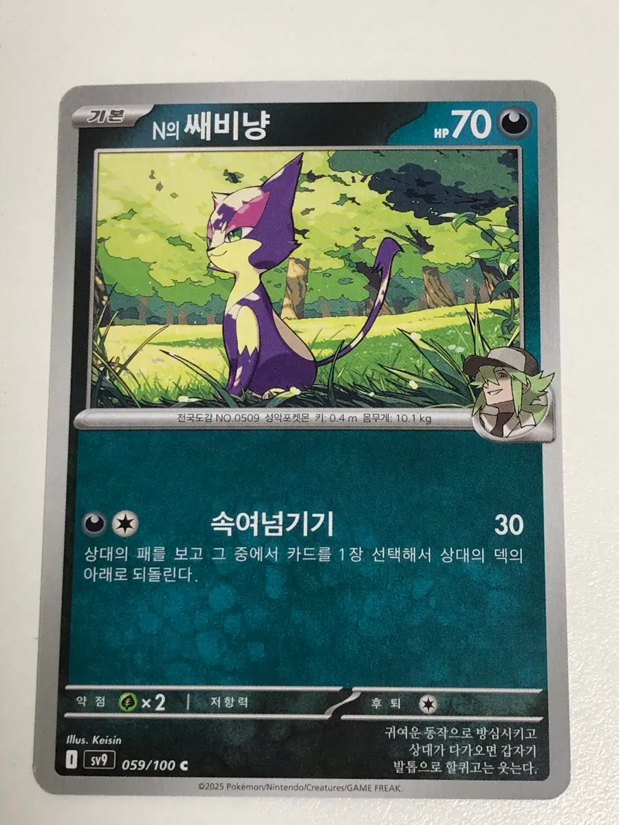 포켓몬카드 N의 쌔비냥