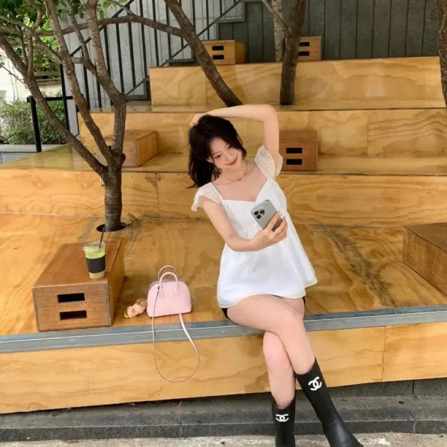르플레인 엔젤 블라우스
