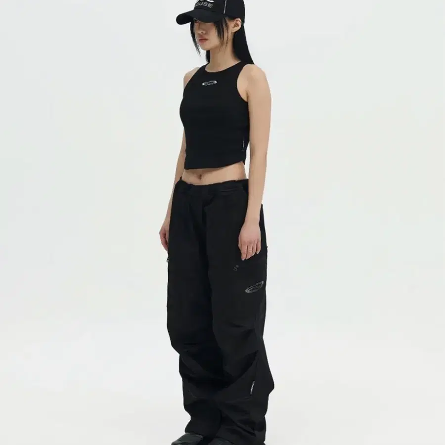 오프닝 프로젝트 Drawstring Cargo Pant - Black 3사이즈