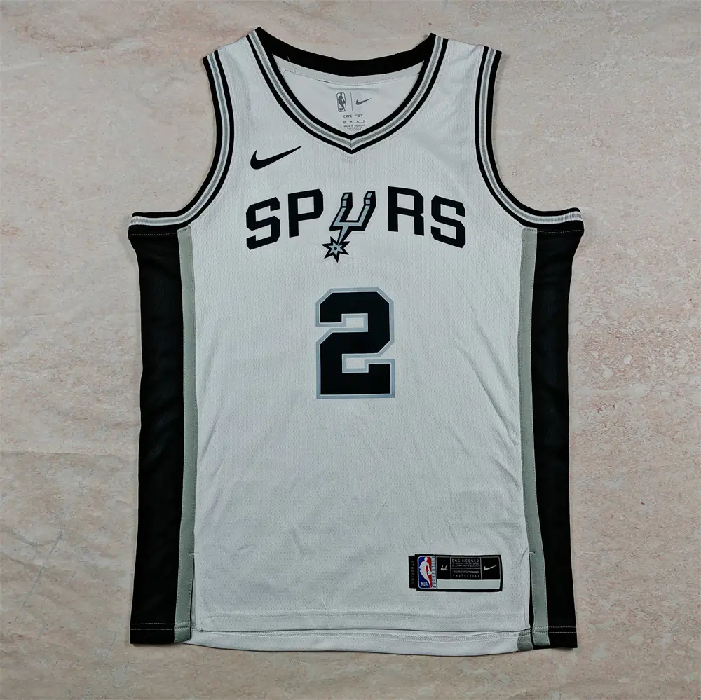NBA 2025년형 스퍼스 2호 HAPPER 화이트 핫픽스 농구조끼