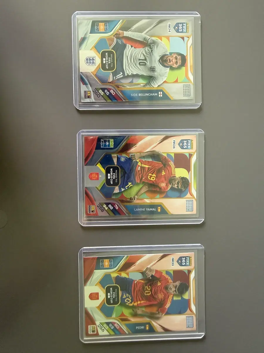 FIFA 365 월드컵 카드 3종 (벨링엄/야말/페드리)