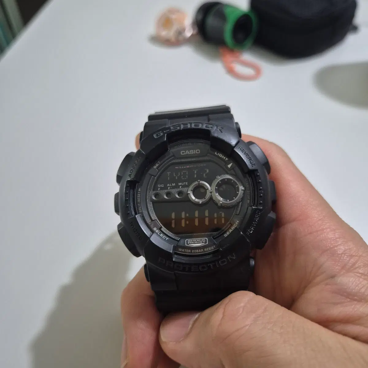 카시오 G-SHOCK 남성 시계 블랙 GD-100