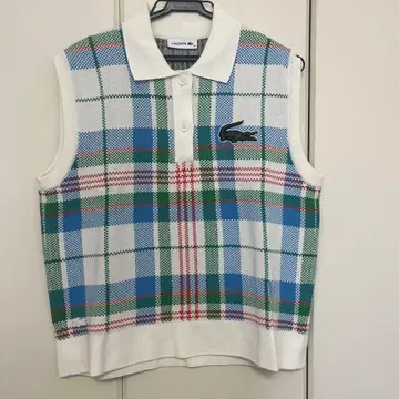 LACOSTE 슬리브리스 니트