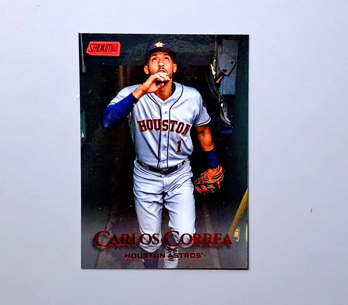 MLB 카를로스 코레아 레드포일 휴스턴 스타디움 클럽 탑스