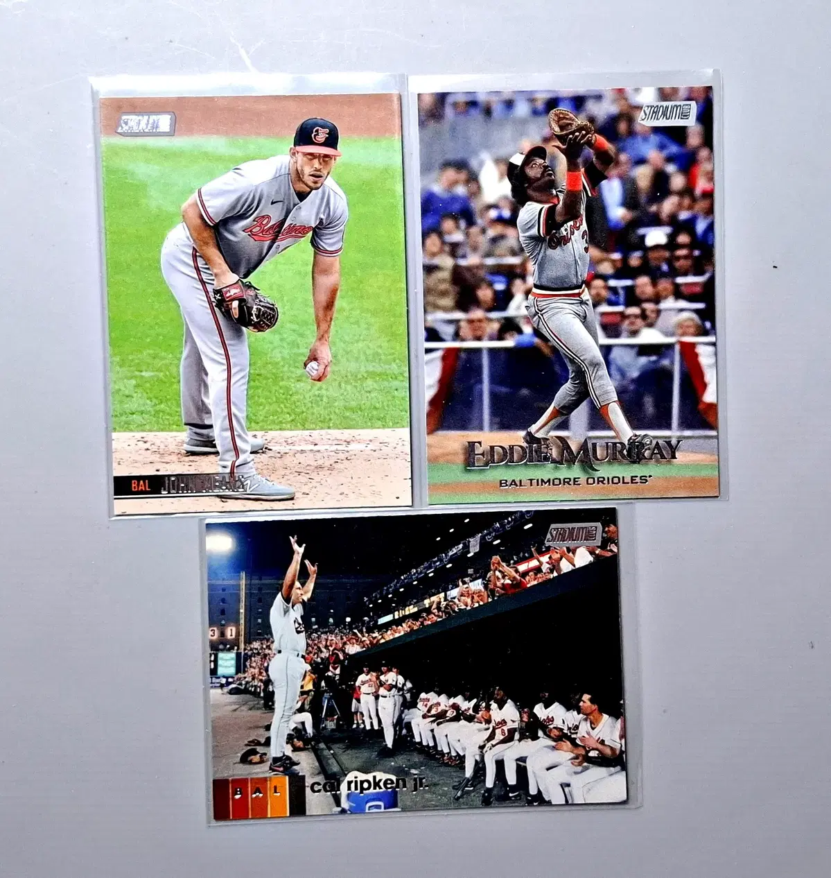 MLB 볼티모어 3장 묶음 스타디움클럽 탑스