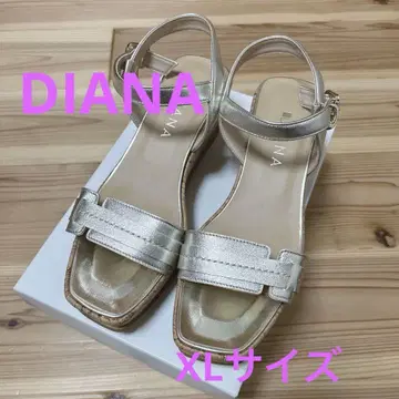 미사용 새상품 다이애나 DIANA 실버 샌들 XL (25~25.5cm)