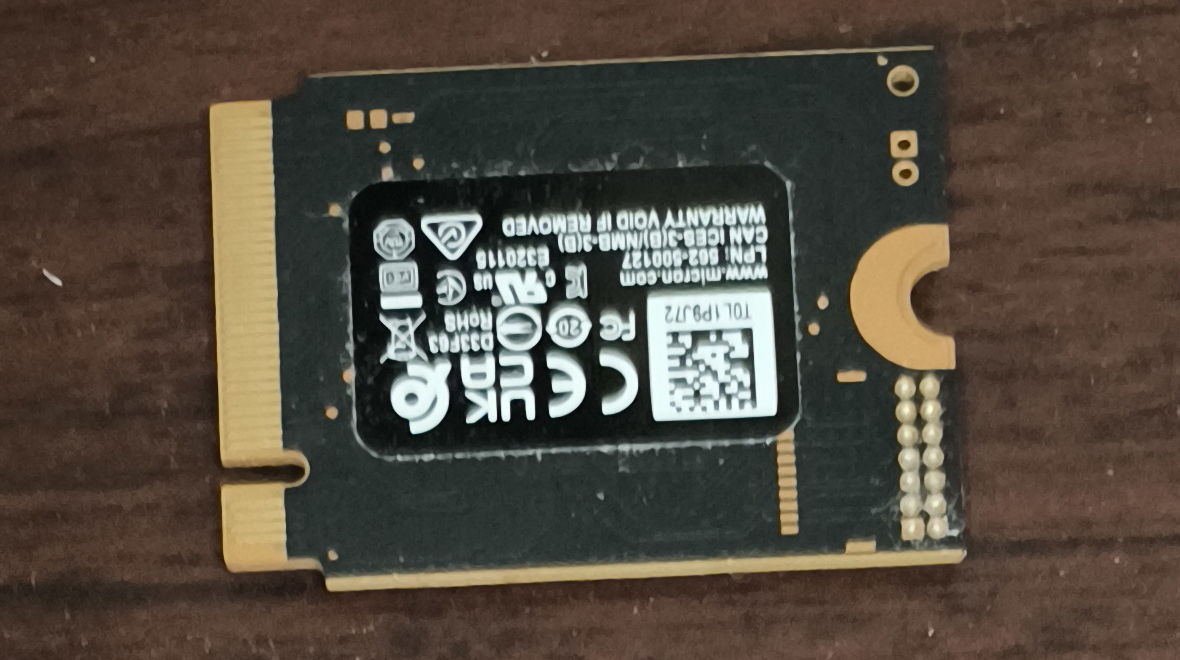 2400A nvme micron 1024gb