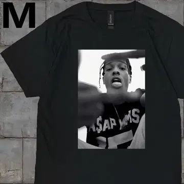 ASAP ROCKY 에이셉 라키 티셔츠 블랙 M 사이즈