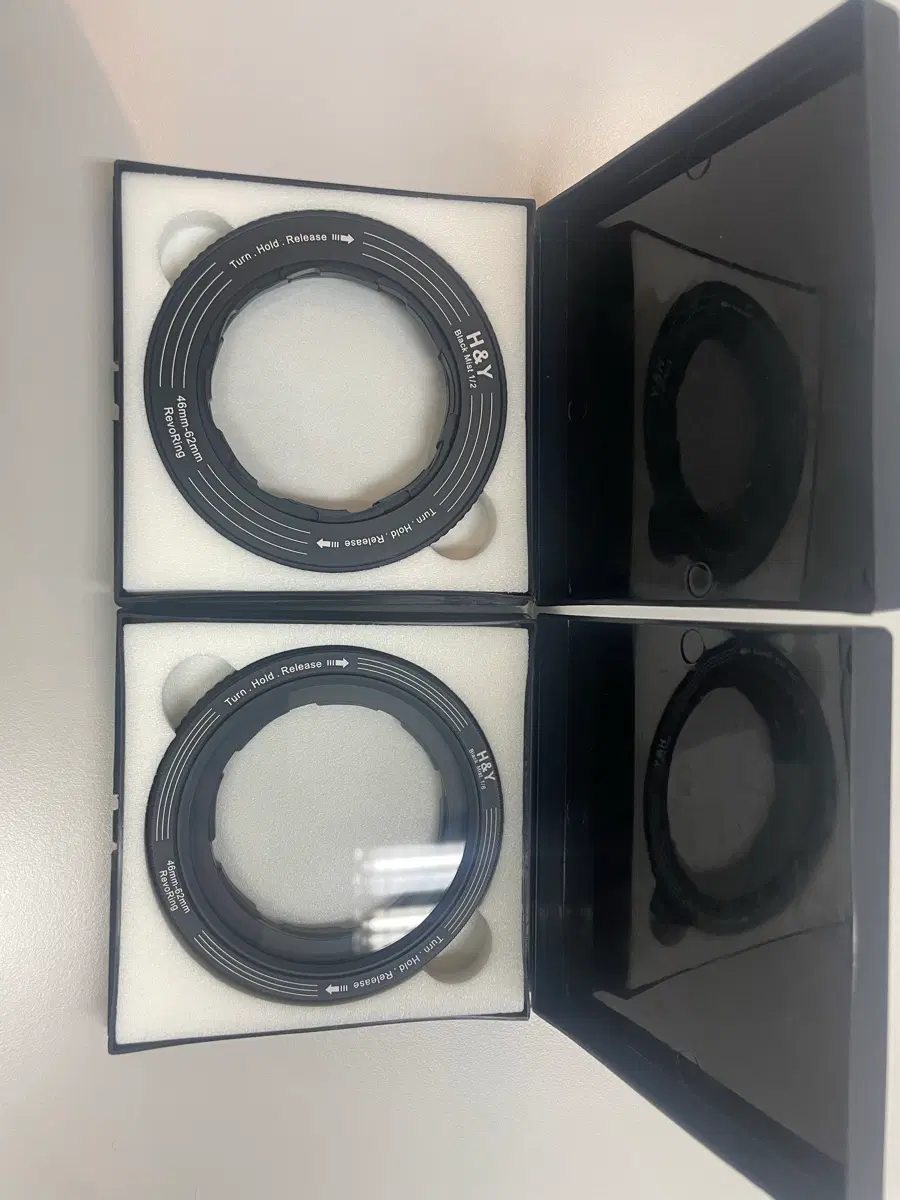 에이치엔와이 레보링 1/2&1/8 블랙미스트 46~62mm