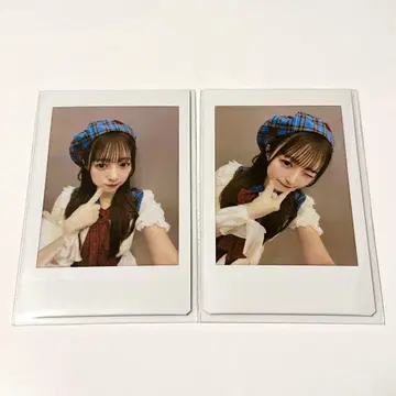 우메다 미유 프린트 폴라로이드 유닛 의상
